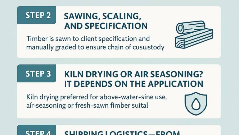 The Life of a Timber Log: From Rainforest to Caribbean Pier