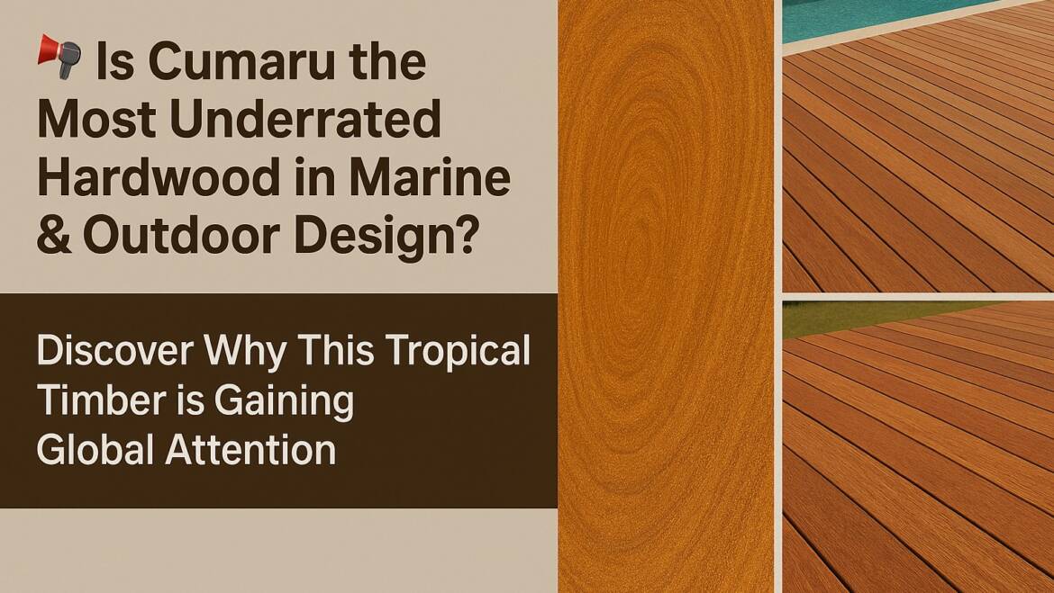 📢 Is Cumaru the Most Underrated Hardwood in Marine & Outdoor Design?