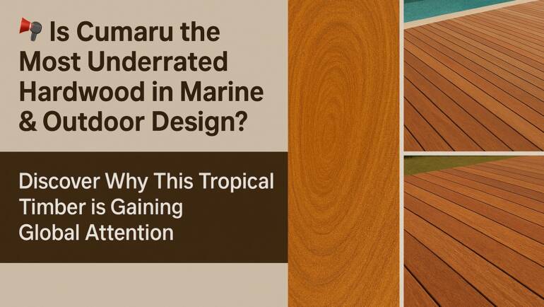 📢 Is Cumaru the Most Underrated Hardwood in Marine & Outdoor Design?