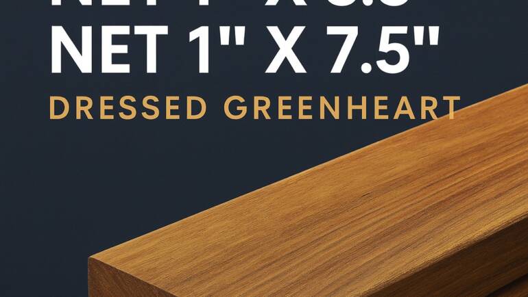 Premium Greenheart Decking Now Available: The Ultimate Solution for High-Performance Marine and Outdoor Construction