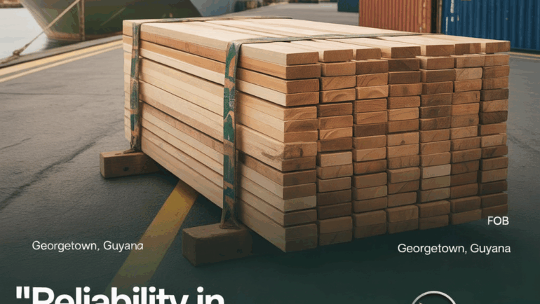 From the sawmill in Guyana to your project site