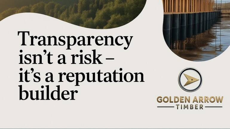 Transparency isn’t a risk — it’s a reputation builder.