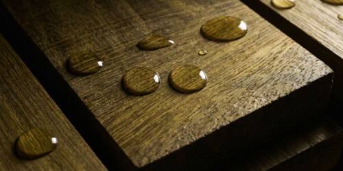 GreenHeart plank grain macro